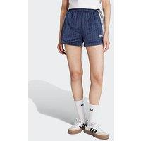 Adidas Originals Womens Soccer Summer Satin Classic Shorts - Navy