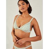 Accessorize Daisy Elastic Triangle - Light Green