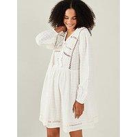 Accessorize Lace Insert Cover Up - White
