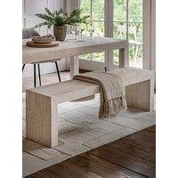 Gallery Direct Lina Ready Assembled Dining Bench - Whitewash