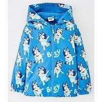 Bluey Fleece Lined Rain Mac - Blue