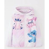 Disney Lilo & Stitch Lilo & Stitch Fleece Lined Rain Mac - Pink - Pink