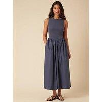 Nobodys Child Verity Midi Dress - Blue
