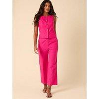 Nobodys Child Etta Linen Trouser - Pink