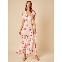 Nobodys Child Loubella Floral Midi Dress - Pink