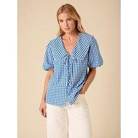 Nobodys Child Birdie Blouse - Blue