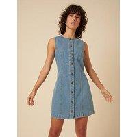 Nobodys Child Denim Mini Dress - Blue