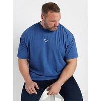 Badrhino Ironrhino Barbell Club Printed T-Shirt - Blue