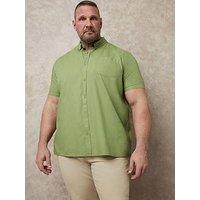Badrhino Short Sleeve Oxford Shirt - Green