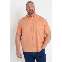 Badrhino Short Sleeve Oxford Shirt - Pink