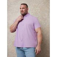 Badrhino Short Sleeve Oxford Shirt - Blue