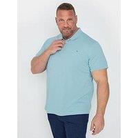Badrhino Plain Pique Polo Shirt - Blue