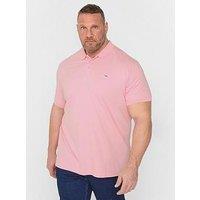 Badrhino Plain Pique Polo Shirt - Pink