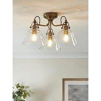 Very Home Rushcombe 3 Light Semi Flush
