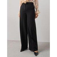 The Very Collection Tall Wide Leg Trouser - Black