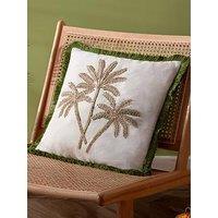 Furn Palm Green Cushion- 45X45Cm