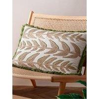 Furn Leaves Green Cushion- 40X60Cm