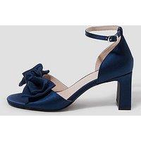 Monsoon Tilda Satin Bow Sandal - Navy