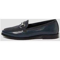 Monsoon Leather Suede Loafer - Navy