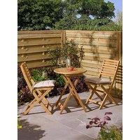 Rowlinson Ashdown Folding Bistro Set With Cushions