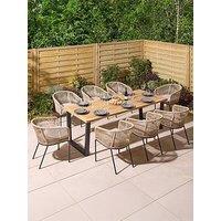 Rowlinson Oslo 8 Seat Dining Set
