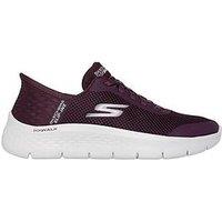 Skechers Go Walk Flex Grand Entry Slip-Ins Trainer - Burgundy