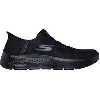 Skechers Go Walk Flex Mali Eather Slip-Ins Trainer - Black