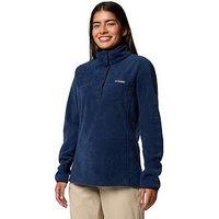 Columbia Womens Benton Springs 1/2 Snap Pull Over Fleece - Blue