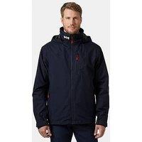 Helly Hansen Mens Crew Hooded Jacket - Navy