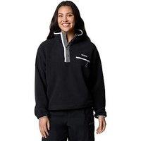 Columbia Womens Helvetia Ii Cropped Half Snap Fleece - Black