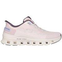 Skechers Glide-Step Pro Pure Motion Bungee Lace Slip-Ins Trainer - Rose Mesh