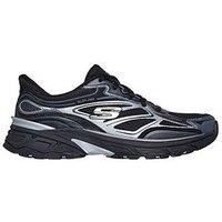 Skechers Stamina Sport Slip-Ins Trainer - Black Duraleather