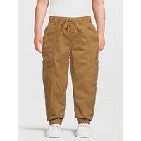 Mini V By Very Boys Cargo Trousers - Stone Beige