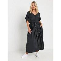Yours Curve Chambray Boho Dress