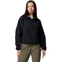 Columbia Womens Spire Valley Cropped Windbreaker - Black