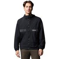 Columbia Men'S Spire Valley Hooded Windbreaker - Black