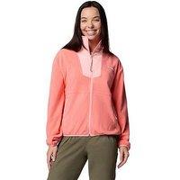 Columbia Womens Sequoia Grove Full Zip Fleece - Red