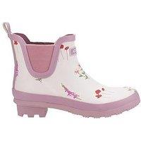 Cotswold Womens Wildflower Ankle Wellingtons - Pink