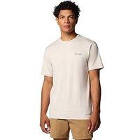 Columbia Men'S Kwick Hike Back Graphic Short Sleeve Tee - Brown