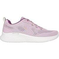 Skechers Skech-Lite Pro Bright Skies Lace-Up Trainer - Mauve Pink