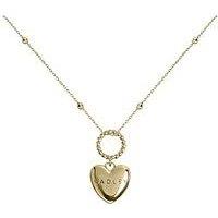 Radley 18Ct Gold Plated Hanging Heart Pendant Necklace