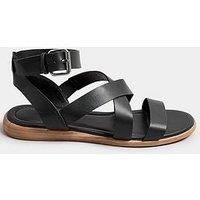 Yours Extra Wide Fit Comfort Strappy Sandals
