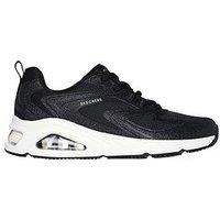 Skechers Uno Tres Air Gilt-Airy Trainer - Black