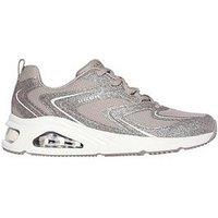Skechers Tres-Air Uno Glit-Airy Trainer - Taupe