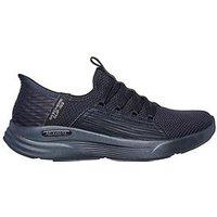 Skechers Relaxed Fit Slip In Sport Ballet Chic Trainer - Black