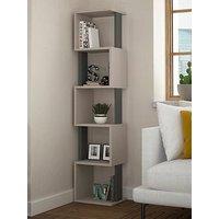 Decortie Piri Bookcase Shelf Unit - Mocha/Antharite