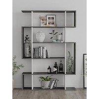 Decortie Mito Bookcase - Grey/White