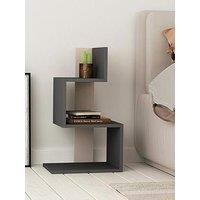 Decortie Rosie Side Table - Anthracite/Mocha