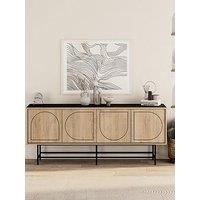 Decortie Joji Sideboard - Oak/Black