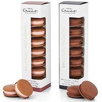 Hotel Chocolat Raspberry And Chocolate Macarons